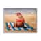 Stupell Industries Polka Dot Bikini Sea Lion Tropical Drink Beach Scene Framed Wall Art